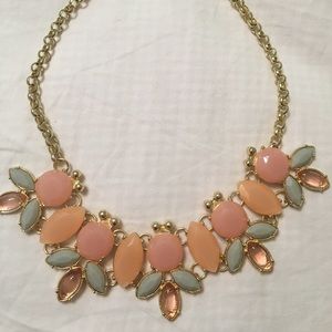 Pastel statement necklace